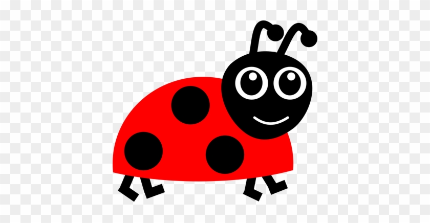 Lienka, Hmyz, Šťastie, Červená, Čierna - Cartoon Lady Bug #218637