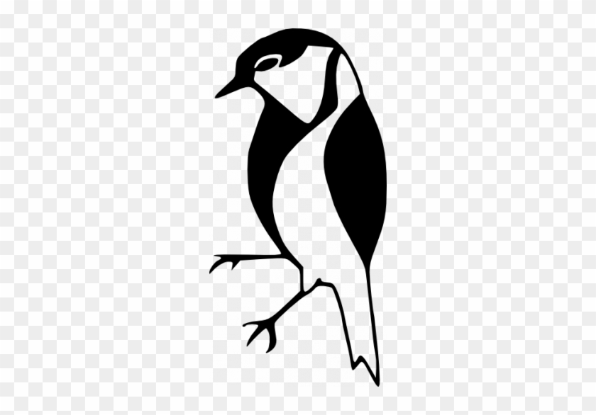 Black And White Bird - Black And White Clip Art For Birds #1387307