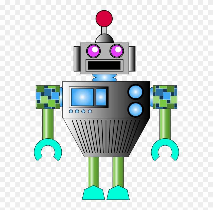 Robot Line - Clip Art #1388016