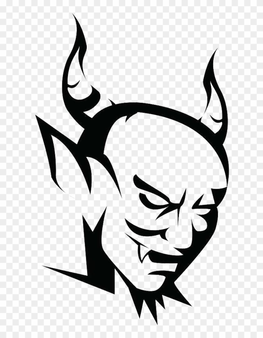 Graphic Download Satanism Symbol Black And White Satan - Satan Drawn In ...