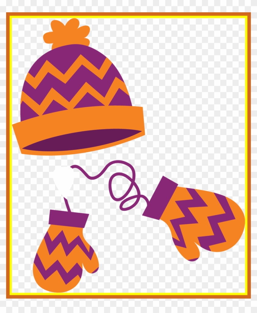 Svg Download Clipart Cold Weather - Hats And Mittens Clip Art #1391180