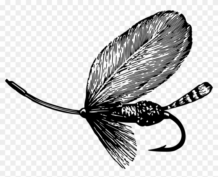 All Photo Png Clipart - Clip Art Of Fly Fishing Black And White #1391469