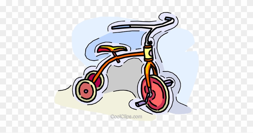 Child's Tricycle Royalty Free Vector Clip Art Illustration - Child's Tricycle Royalty Free Vector Clip Art Illustration #1392262