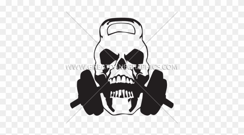 Kettle Bell Chew Production Ready Artwork For - Kettle Bell Skull #1392345