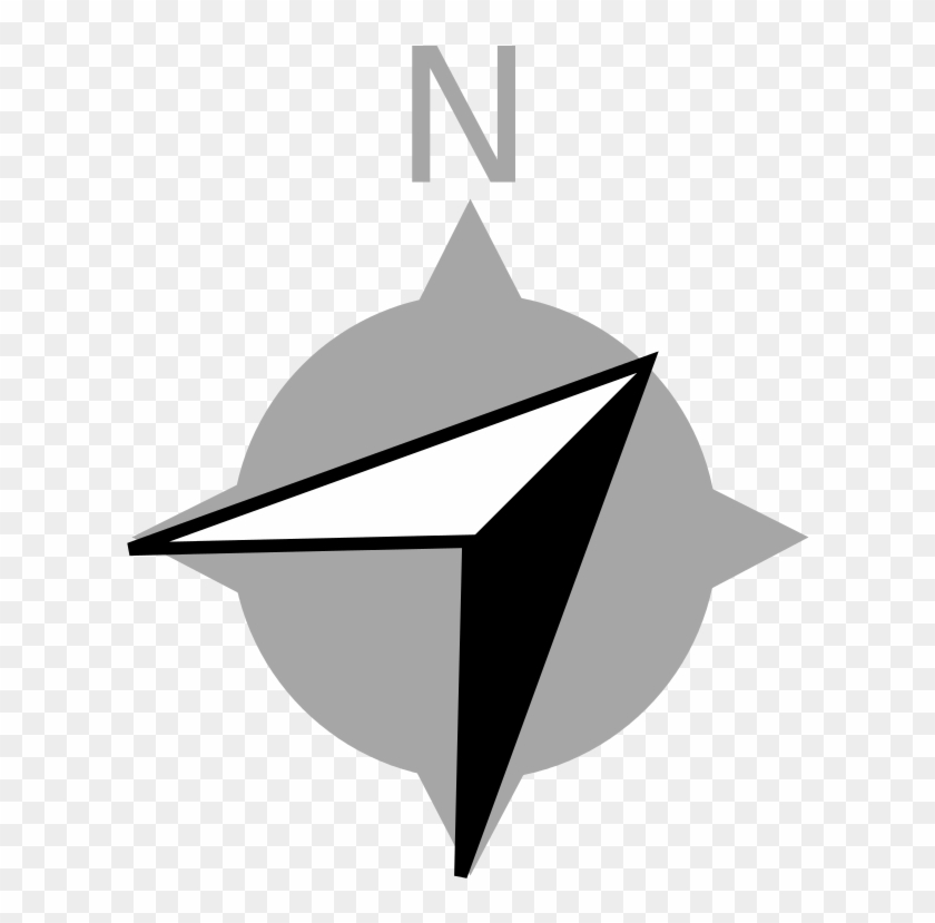 Compass Icon Ne Grey - Icon #1392624