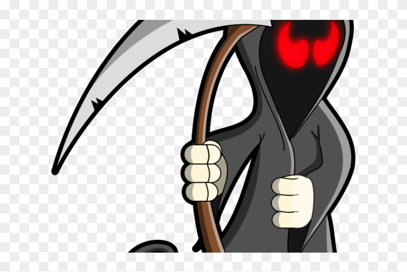 Drawn Grim Reaper Clipart - Reaper Cartoon #1394262