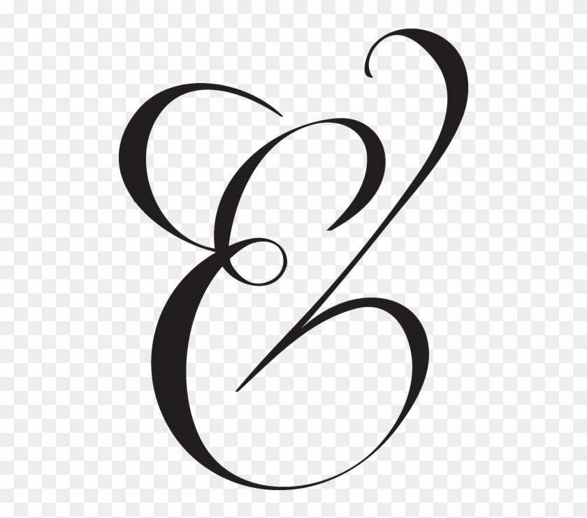 the letter e in cursive