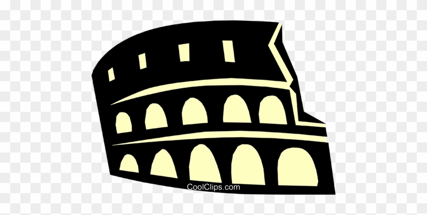 Coliseum Roman Architecture Royalty Free Vector Clip - Colosseo #1397017