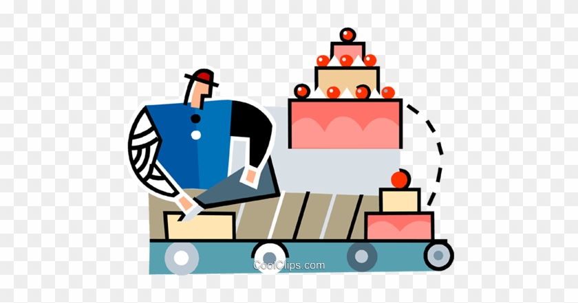 Baker Decorating A Cake Royalty Free Vector Clip Art - Baker Decorating A Cake Royalty Free Vector Clip Art #1397980