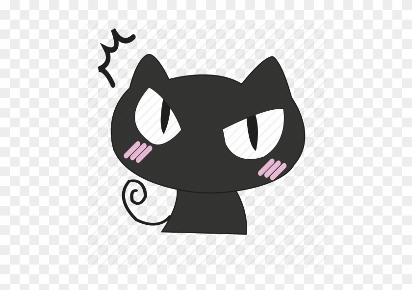 Cat angry Emoji Icon - Download in Gradient Style