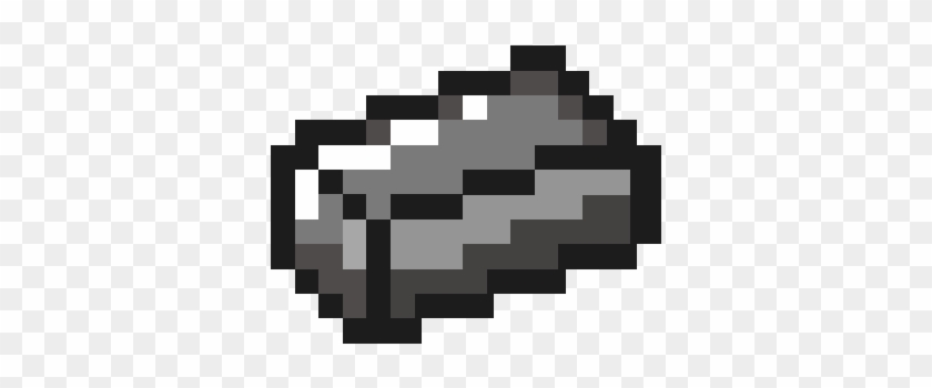 minecraft iron ingot pixel art
