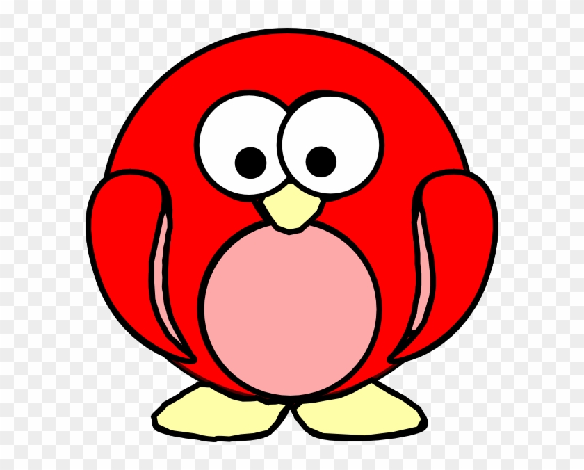 Red Penguin Clip Art At Clker - Red Cartoon Penguin #1400895