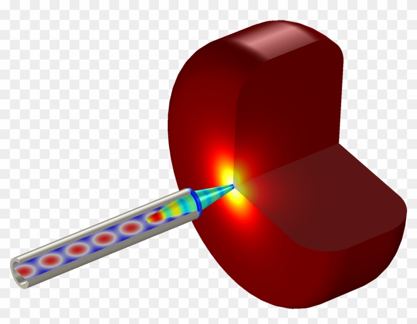 The Tapered Dielectric Probe Radiates Human Flesh For - Radiation #1401494