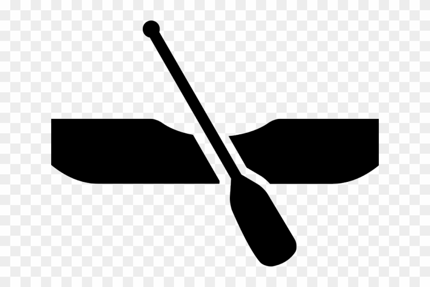 Rowing Clipart Paddle - Icono Piragua Png #1401649