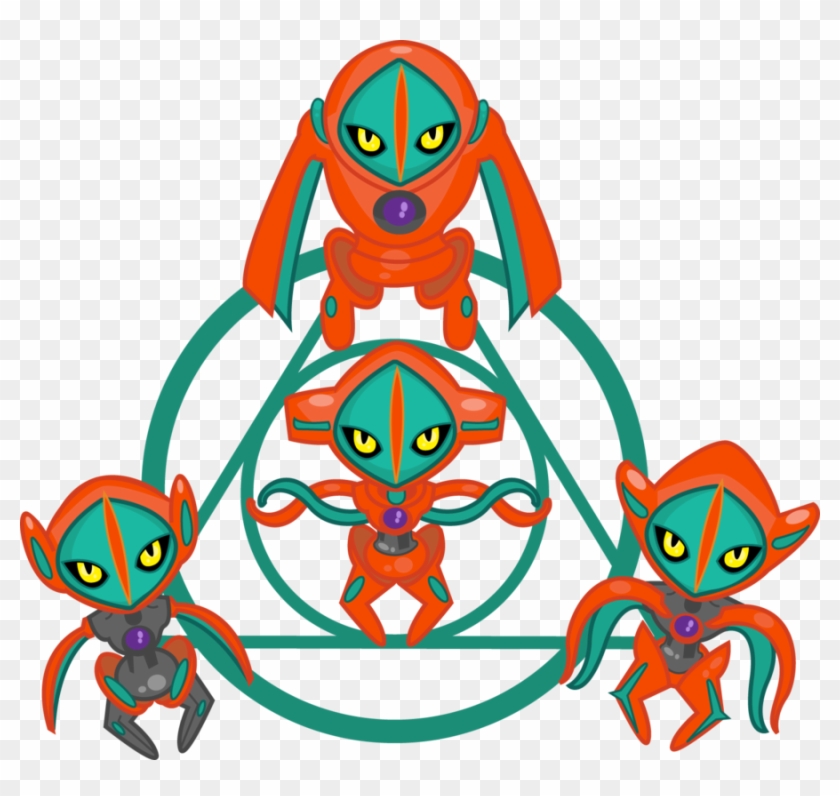 Carrot Clipart Bunch - Pokemon Deoxys Chibi #1403816