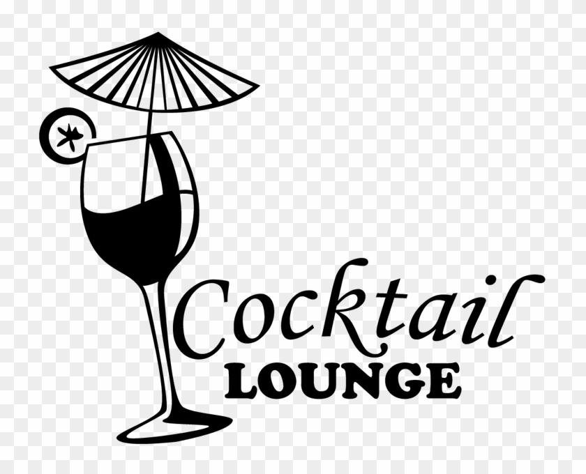 Clip Art Black And White Stock Bar Drawing Lounge - Wall Decal #1404823