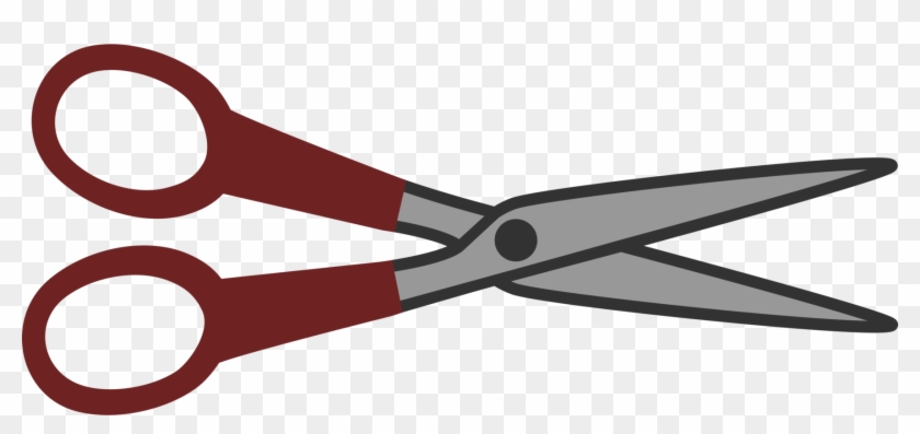 Scissors Line Angle - Scissors In Clip Art #1406123