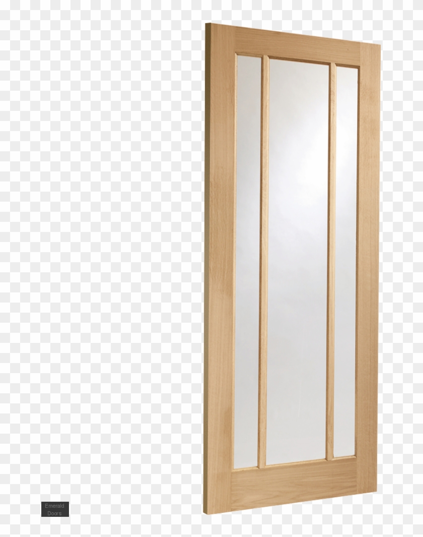 Transparent Doors Rectangle Clipart Royalty Free Library - Xl Joinery Worcester 3 Light Internal Oak Door With #1406406