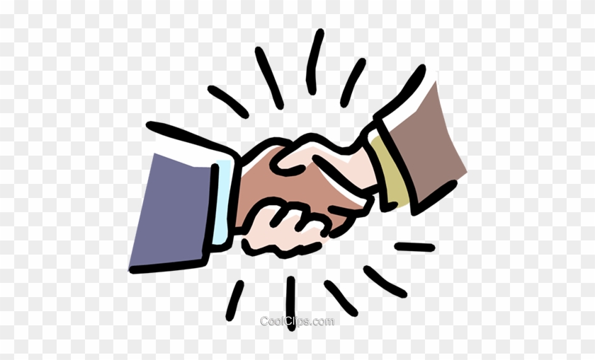 Shaking Hands Royalty Free Vector Clip Art Illustration - Personal Relationship Png #1409691