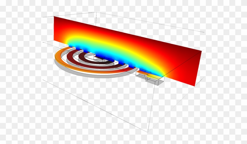 Deposição Sobre Uma Bobina Indutora Que Inclui O Uso - Comsol Inductor #219581