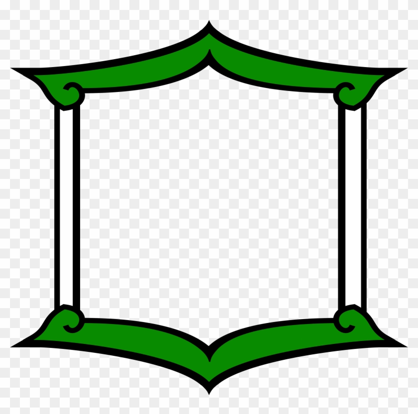 green border frame
