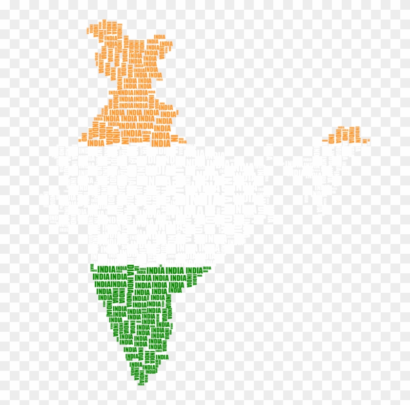 Line Angle Point Tree Special Olympics Area M - Png India Map Transparent Clipart #1412072