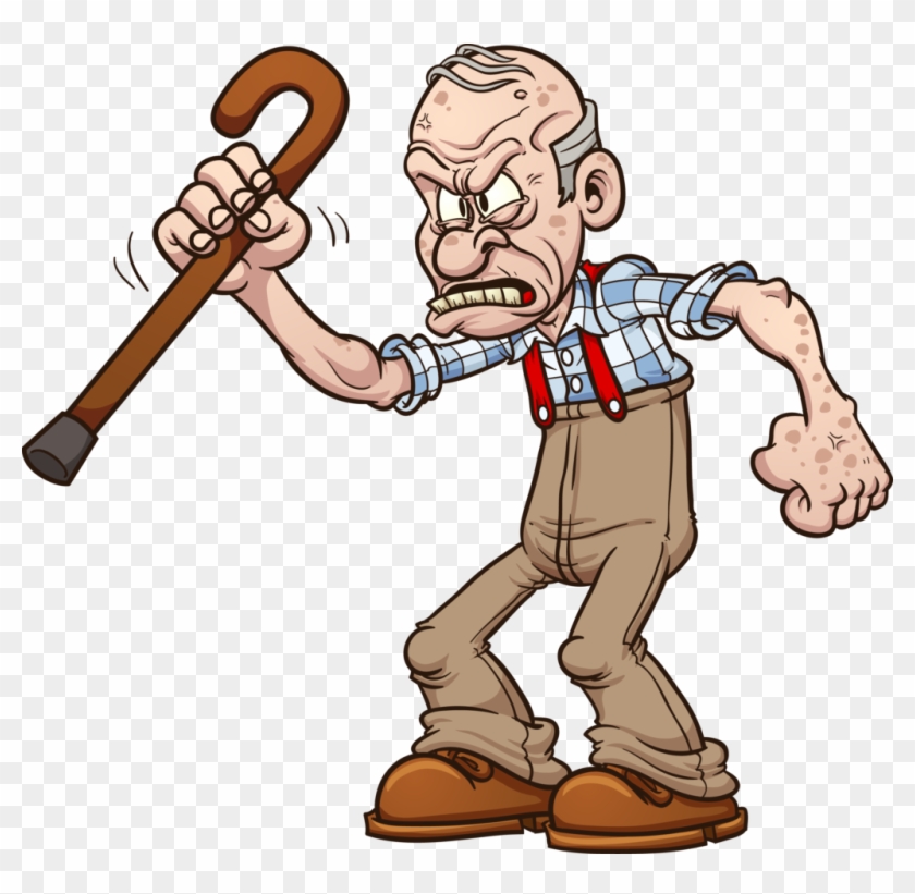 Jpg Stock Png Transparent Images Pluspng Person Often - Grumpy Old Man Clipart #1412566