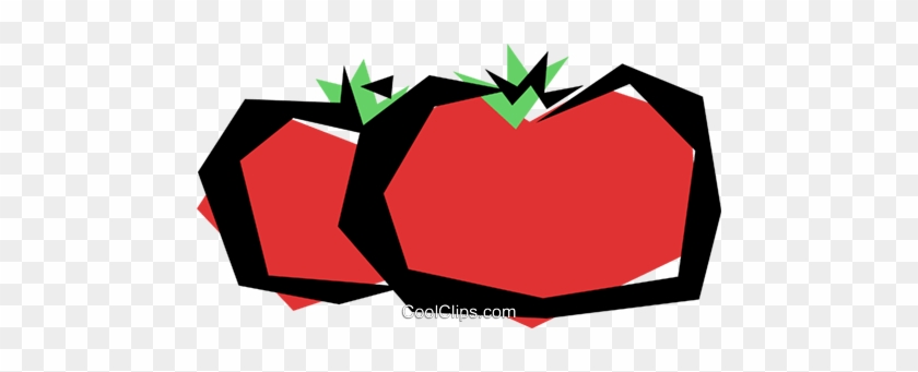 Cool Tomatoes Royalty Free Vector Clip Art Illustration - Cool Tomatoes Royalty Free Vector Clip Art Illustration #1412695