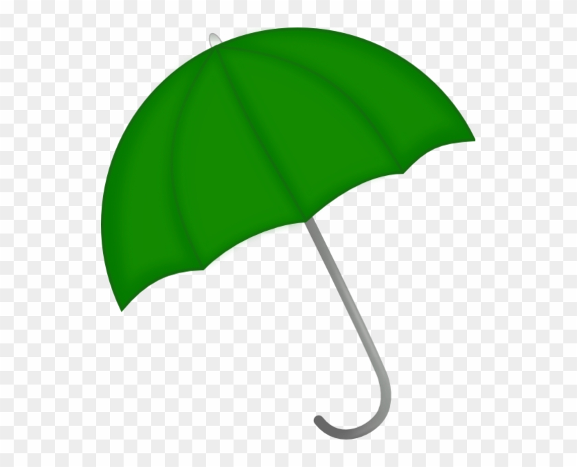 Green Umbrella Clip Art #1413759