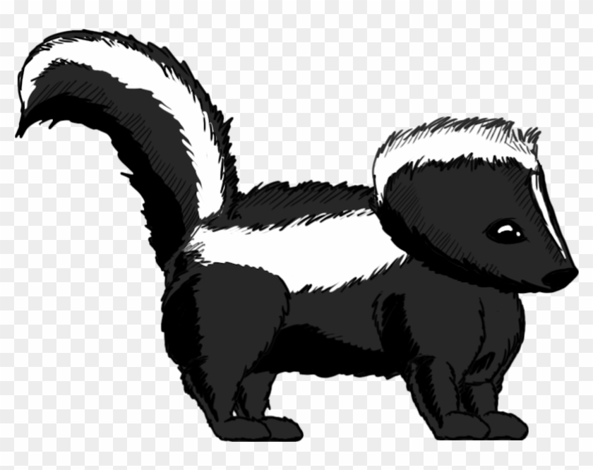 Skunk Clipart Striped Skunk - Transparent Skunk #1415526