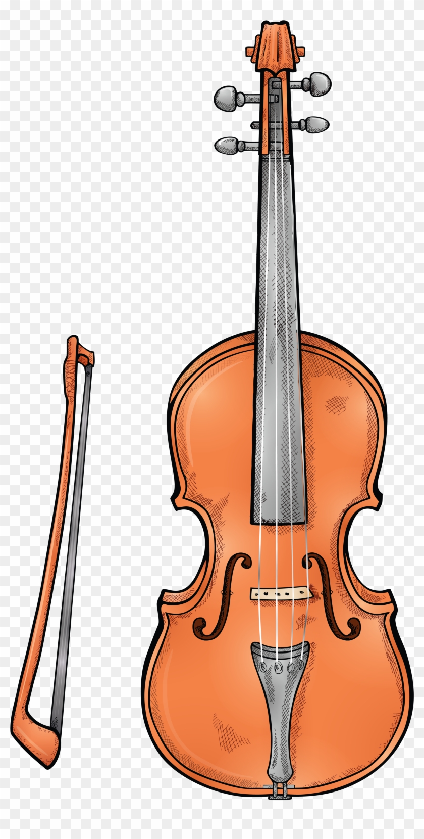 Нарисовать скрипку