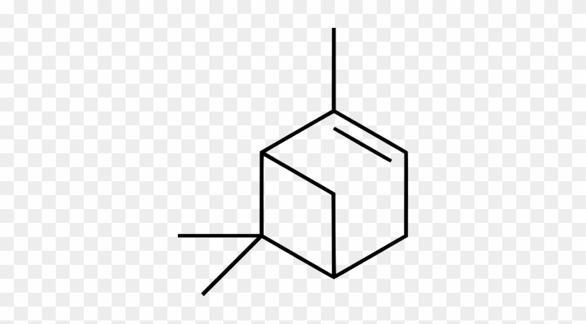 Chemical Structure Of Pinene, A Major Component Of - Α Pinene #1416634