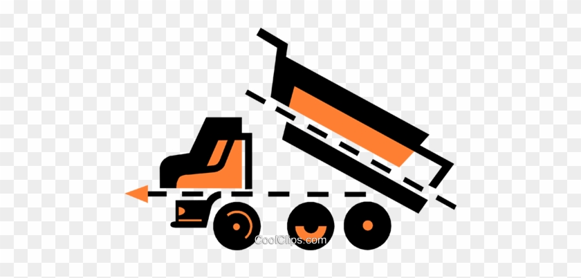 Dump Trucks Royalty Free Vector Clip Art Illustration - Dump Trucks Royalty Free Vector Clip Art Illustration #1416711