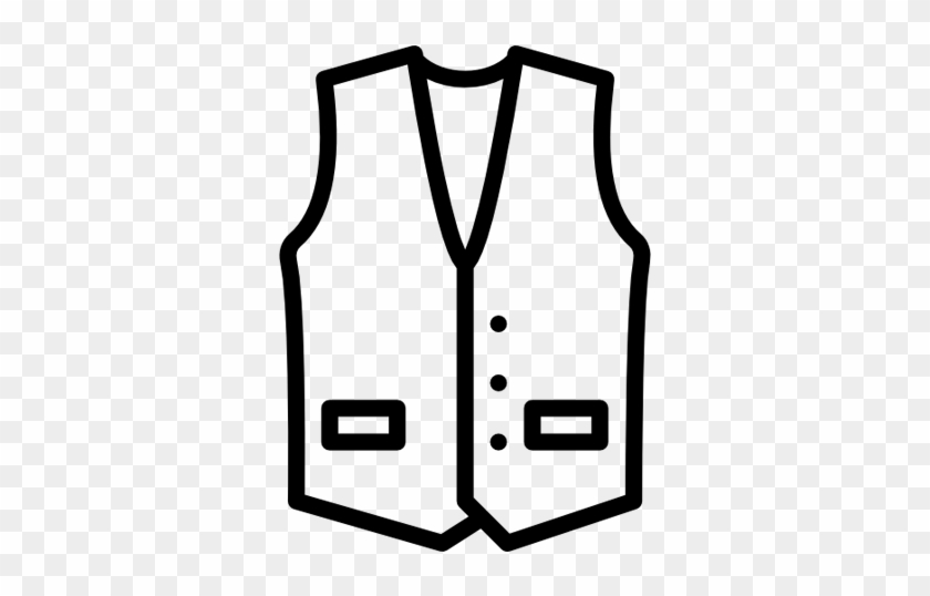 Clip Dress - Black And White Clip Art Vest - Free Transparent PNG Clipart Images Download