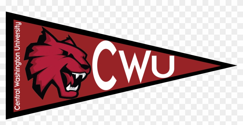 Central Washington University Pennent Gear Up - Central Washington University Pennant #1418313