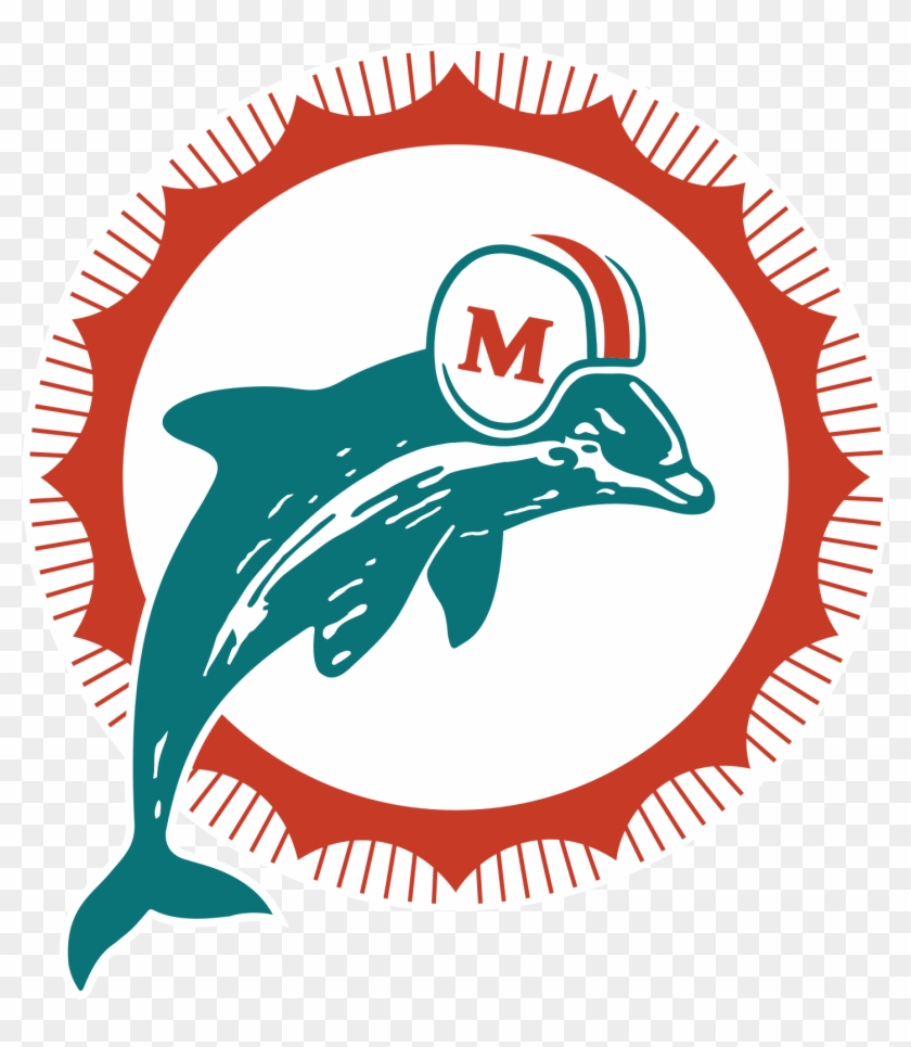 Club Logo - Miami Dolphins Retro Logo - Free Transparent PNG Clipart ...