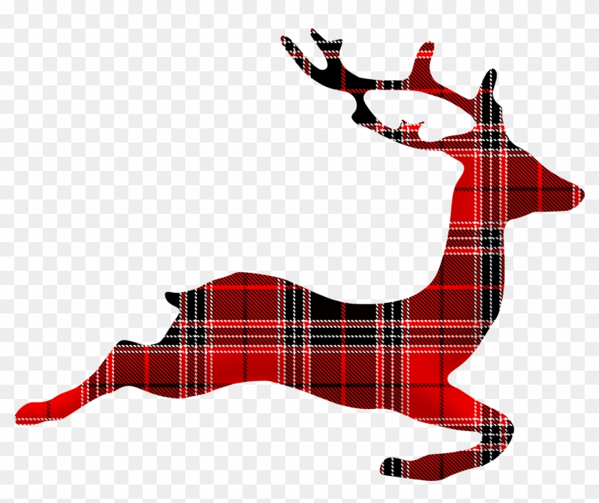 Buffalo Plaid Reindeer, Deer, Lumberjack, Buffalo Plaid - Reindeer #1419929