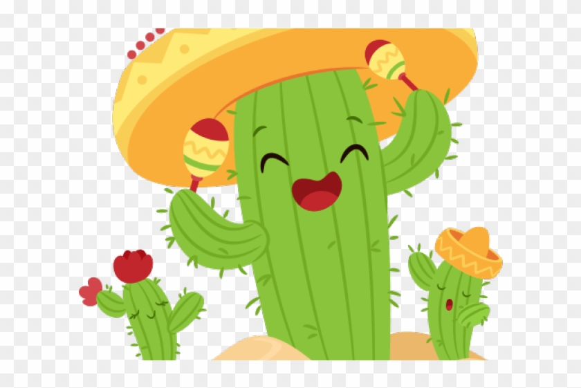 Llama Clipart Fiesta - 仙人掌 卡通 Png #1420007