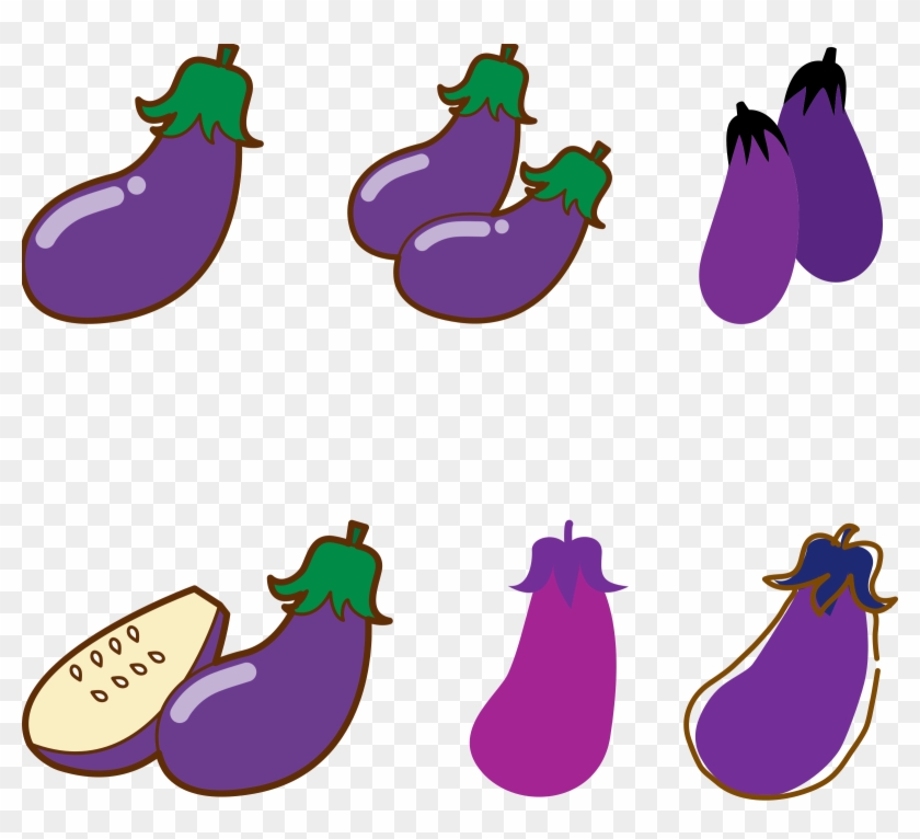 Big Image - Eggplants Clipart #1421305