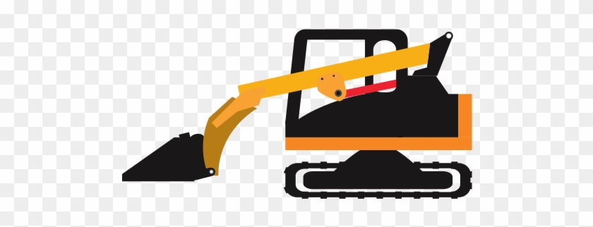 Crawler Loader Vehicle Vector Icon Illustration - Vehicle #1421415