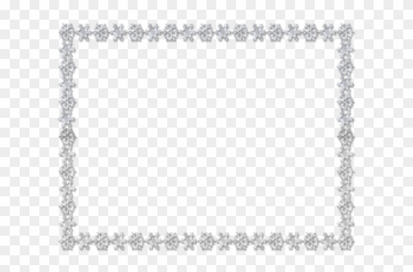 Snowflake Clipart Picture Frame - Diamond Photo Frame Png #1423136