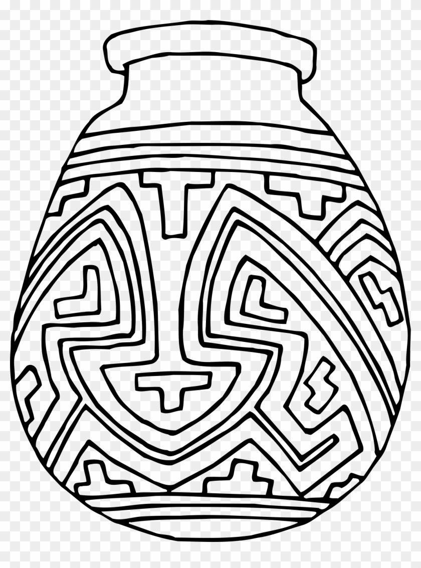 Big Image - Symmetry Vase Clipart #1424202