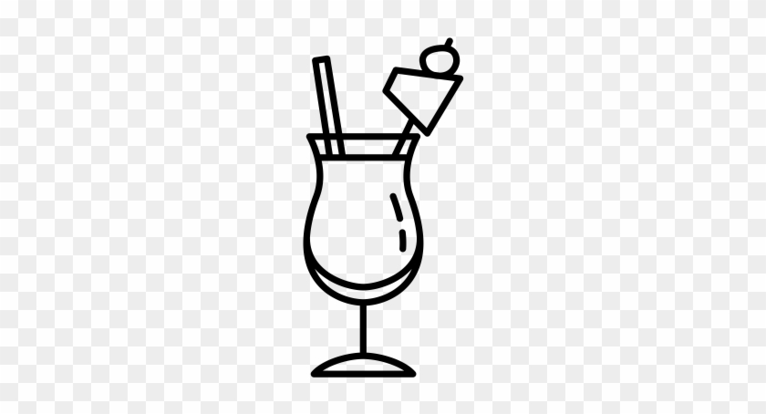 pina colada black and white free transparent png clipart images download pina colada black and white free