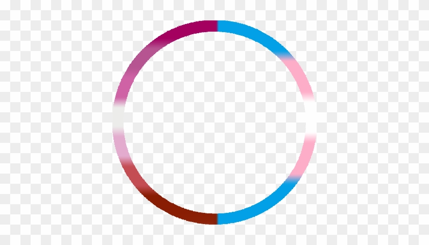 Lesbian Pride Flag Trans Pride Flag - Rainbow Circle On Transparent #1426475