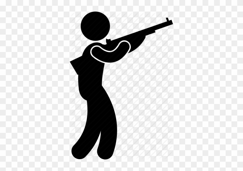 Shooter Clipart Hunter - Clip Art #1427415