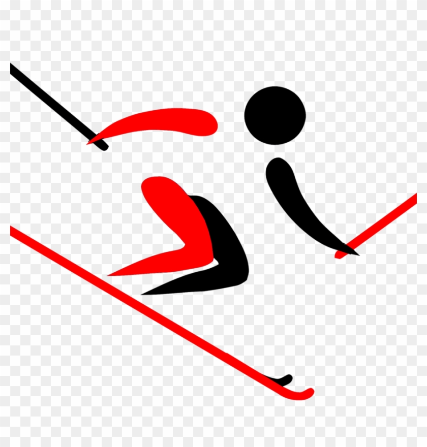 Alpine Skiing Clipart Pyeongchang 2018 Olympic Winter - スキー アルペン イラスト #1428494