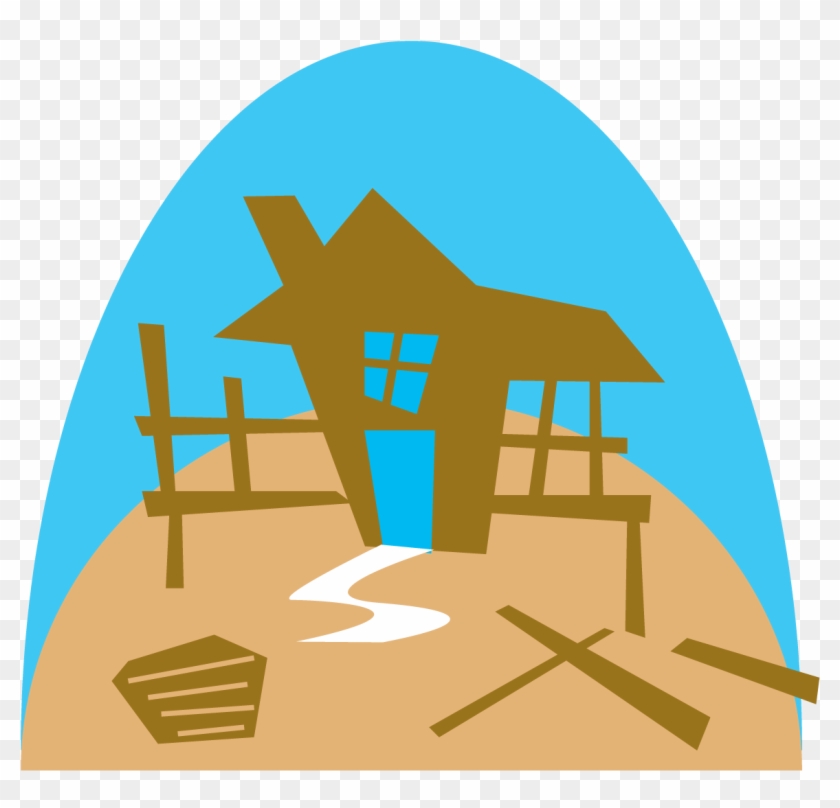 Drill Clipart Architecture Construction - Half Built House Cartoon ...