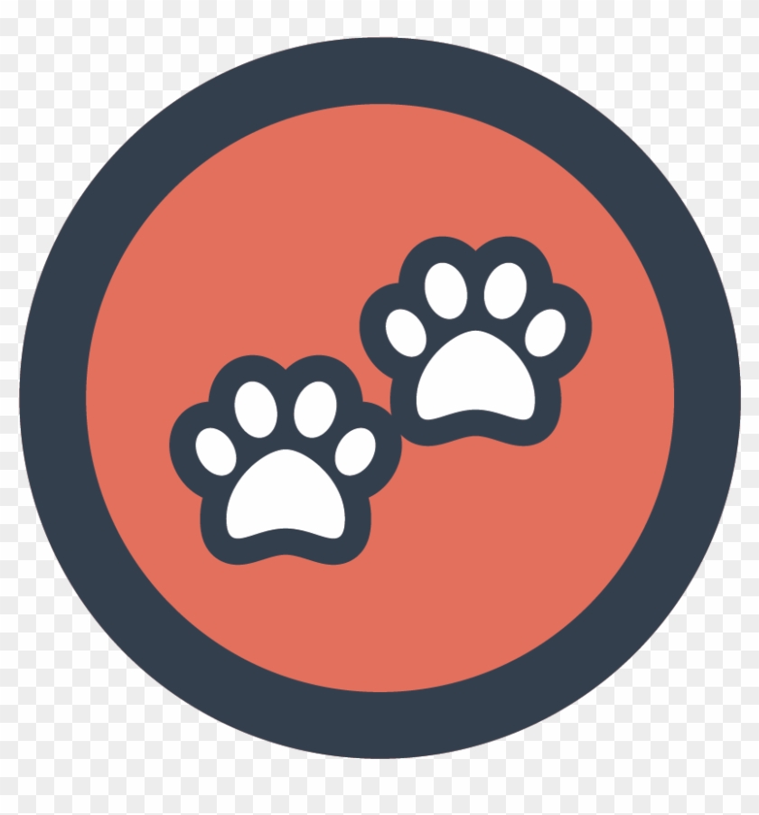 Paw Clipart Dog Training - Circle #1429751