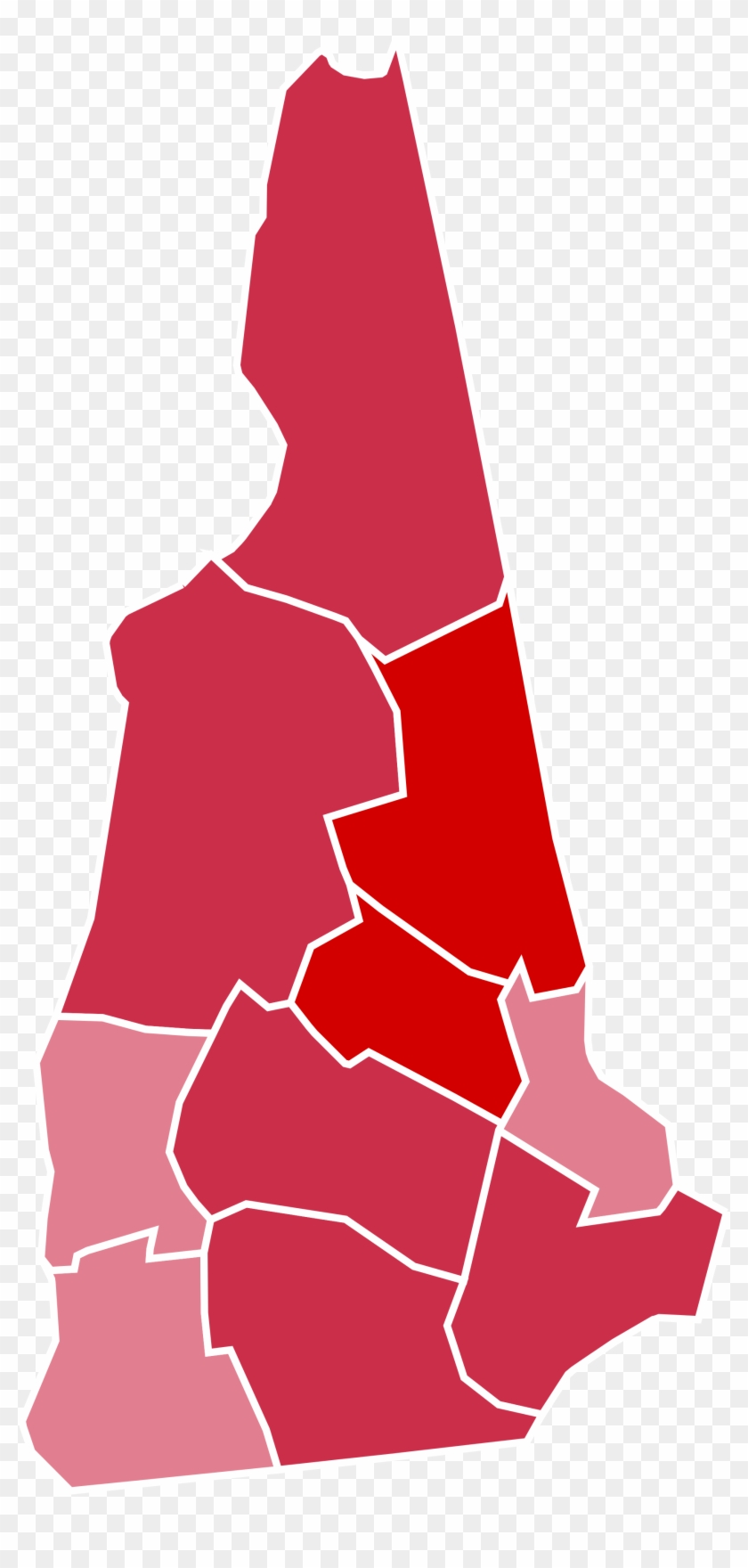 Open - New Hampshire 2016 Election Results By County #1430227