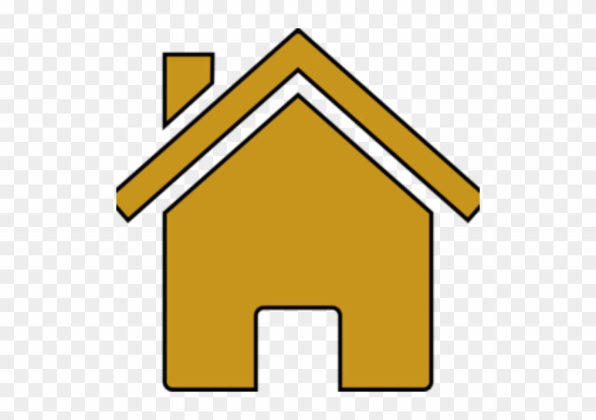 Cropped Gold House Clip Art House Clipart Vector Png - Clip Art - Free ...